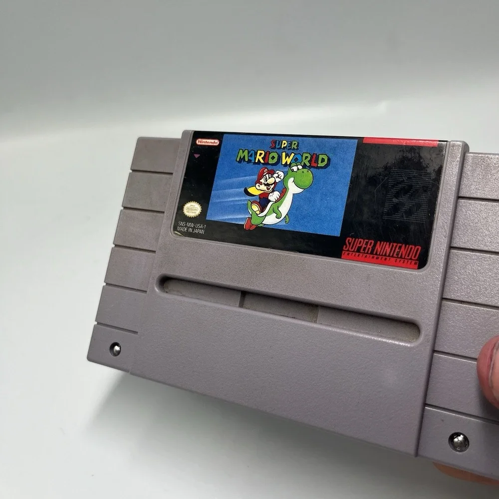 Super Mario World (Super Nintendo Entertainment System, 1991) Authentic Working!